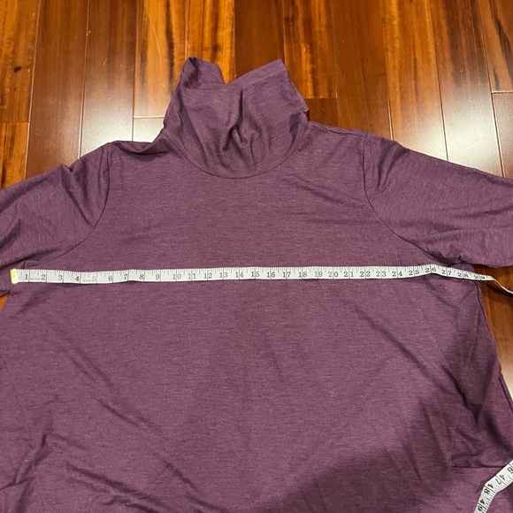 LOGO Lori Goldstein Purple Knit Top Long Sleeve‎ Turtleneck Sweater Plus Size 4X - Picture 5 of 7